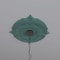 Ekena Millwork Attica PVC Medallion (Canopies up to 5 5/8"), 16"OD x 3 1/2"ID x 1"P, Metallic Sea Mist CMP16ATFSM - alternate 8